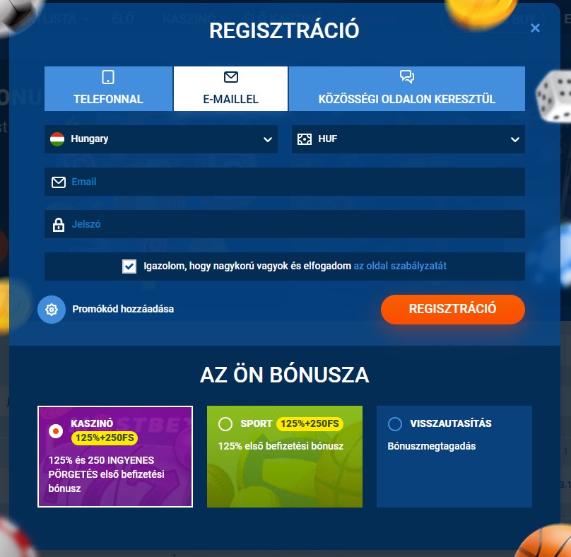 Mostbet Regisztráció