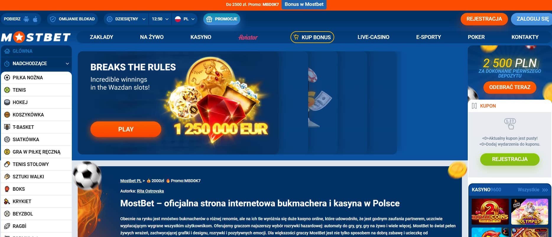 mostbet casino
