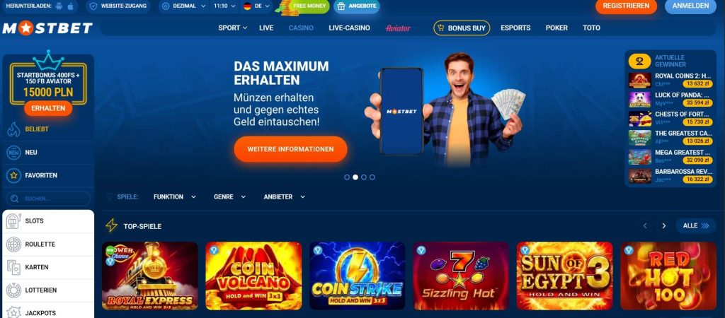 mostbet online