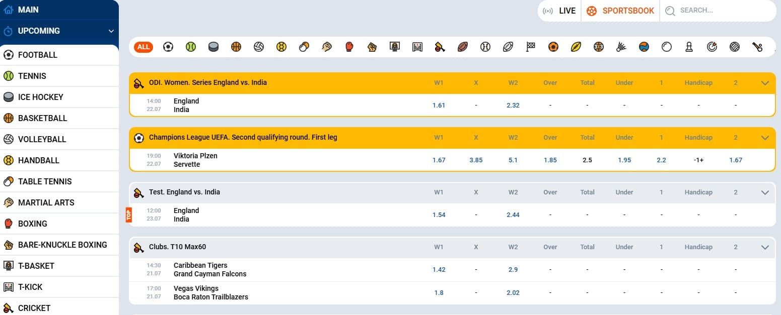 mostbet sportsbook