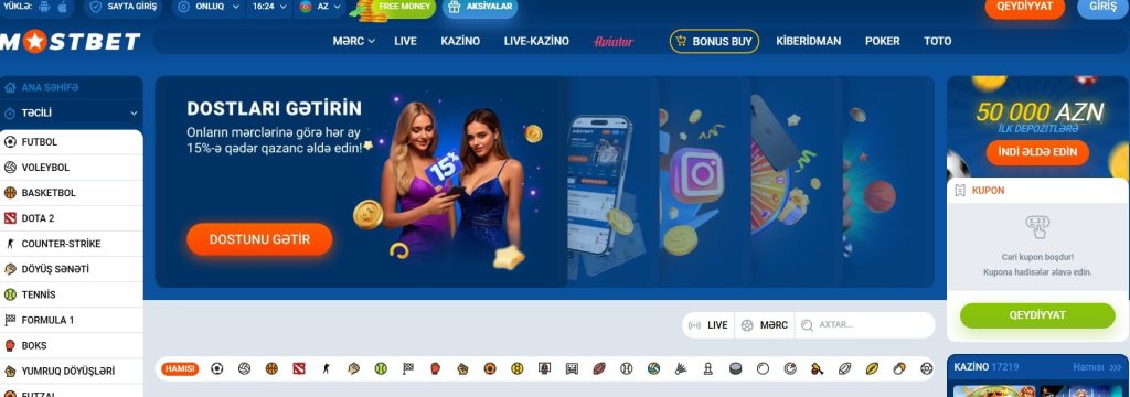 Mostbet Azerbaycan